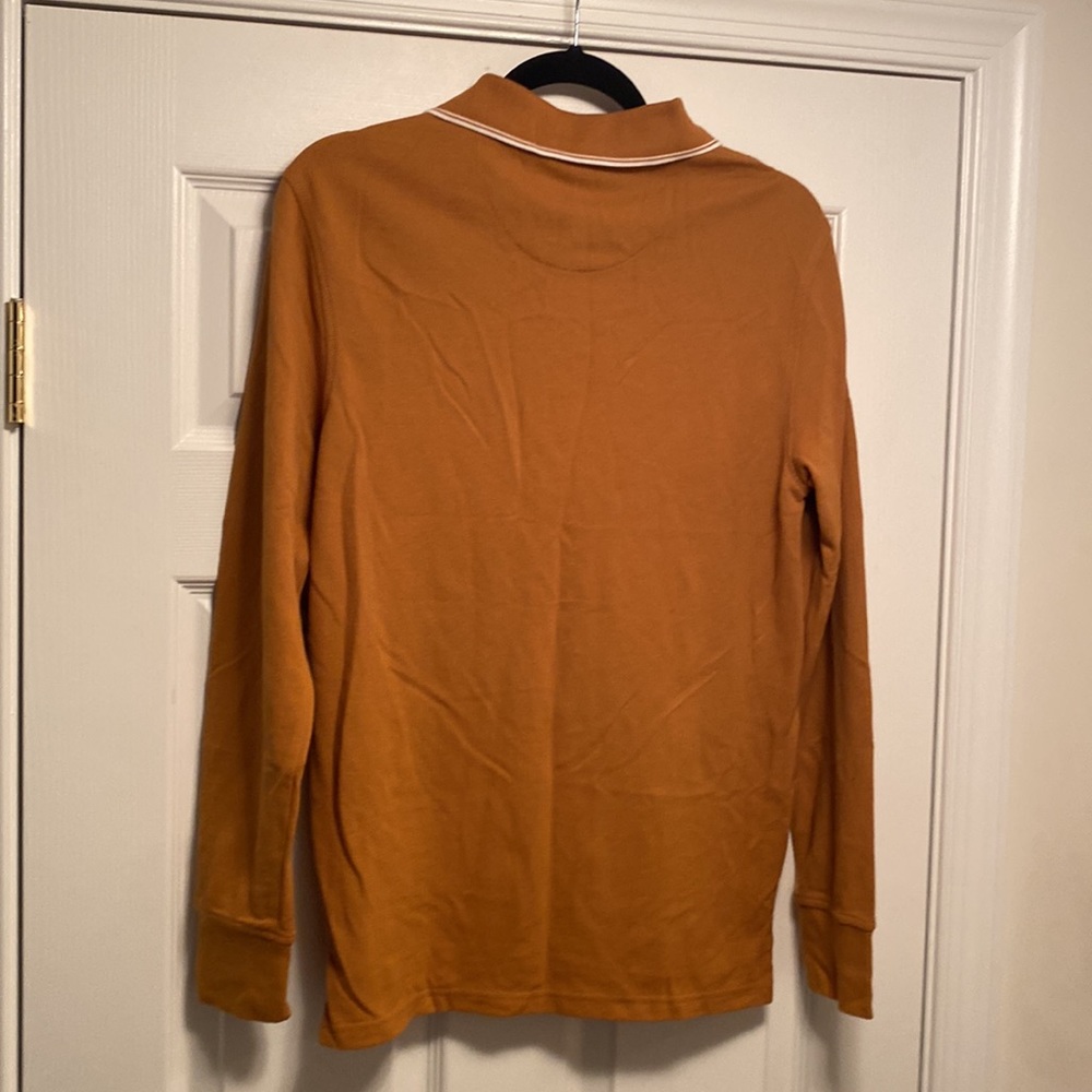 Brand New Goodfellow & Co Gold Long Sleeve Polo…size S - Picture 2 of 5